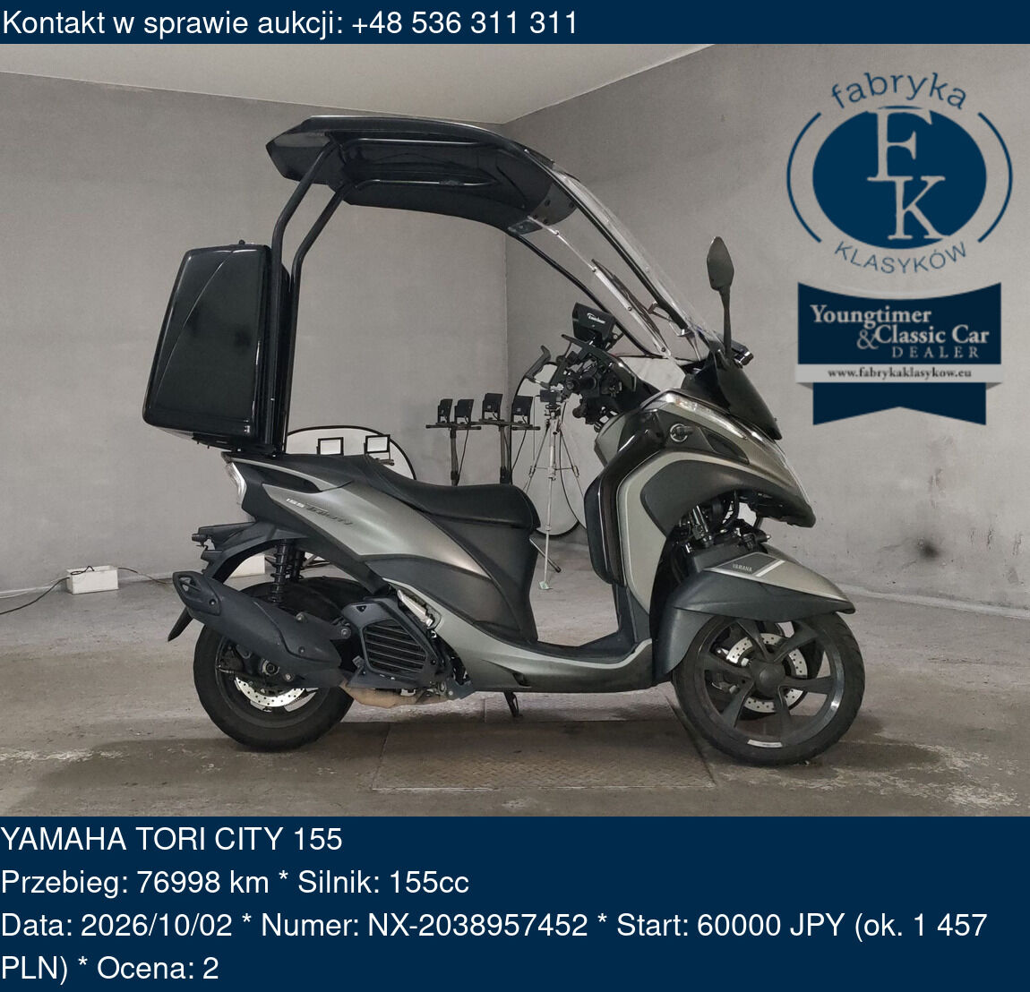 YAMAHA TORI CITY 155  - zdjęcie 2