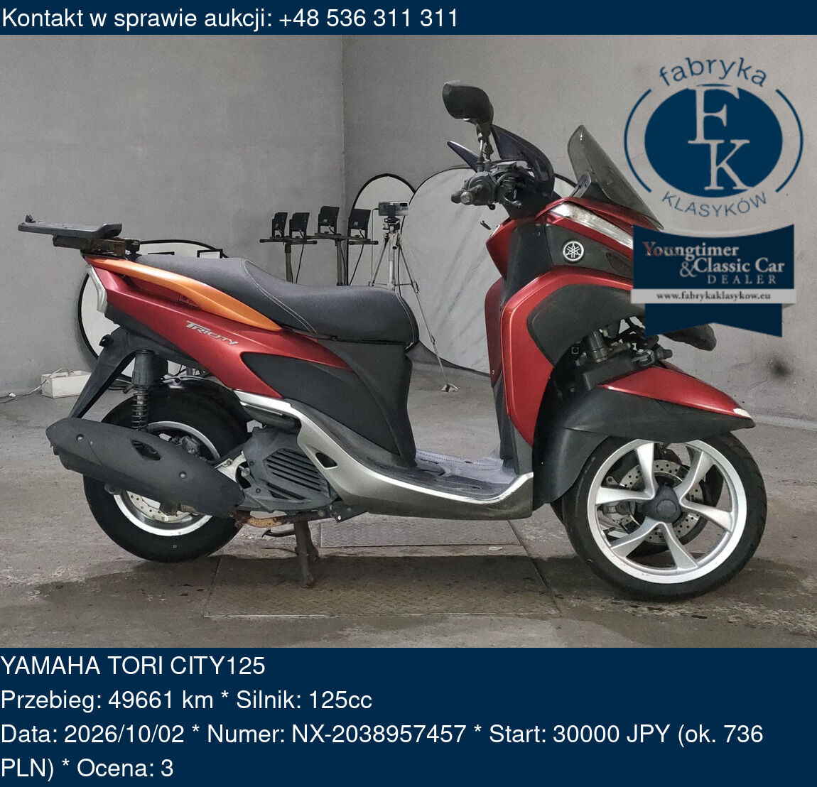 YAMAHA TORI CITY125  - zdjęcie 2