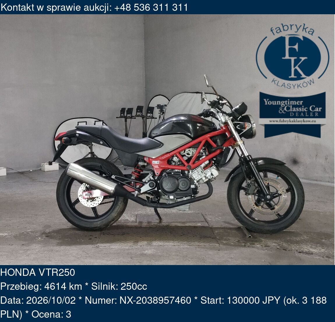 HONDA VTR250  - zdjęcie 2