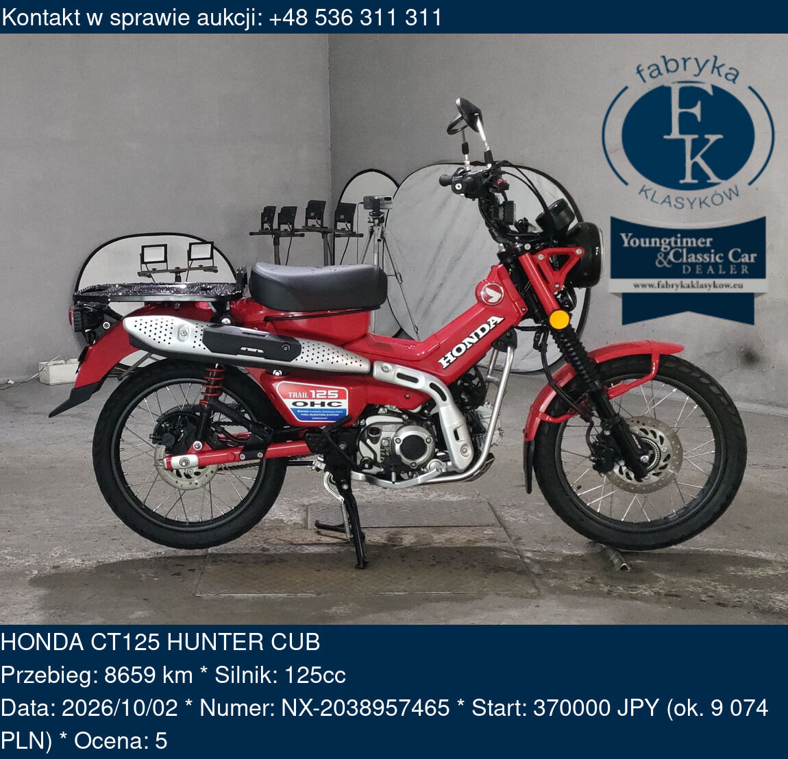 HONDA CT125 HUNTER CUB  - zdjęcie 2