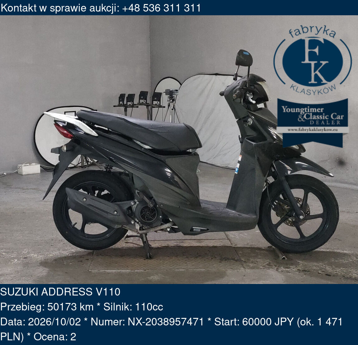 SUZUKI ADDRESS V110 - zdjęcie 2