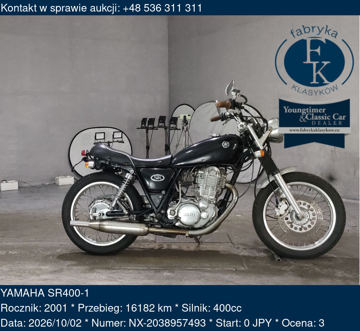YAMAHA SR400-1 2001 - zdjęcie 2