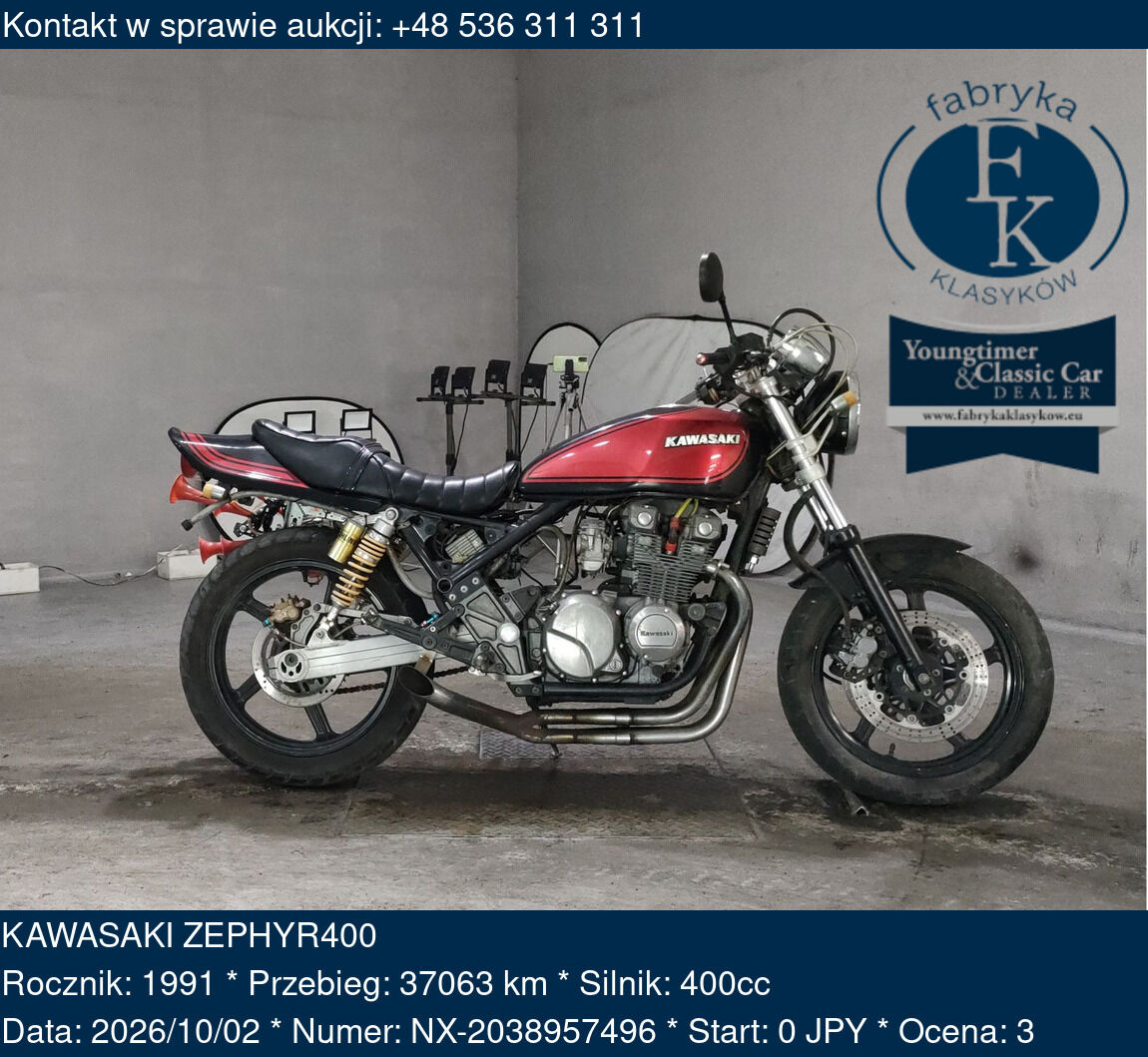KAWASAKI ZEPHYR400 1991 - zdjęcie 2