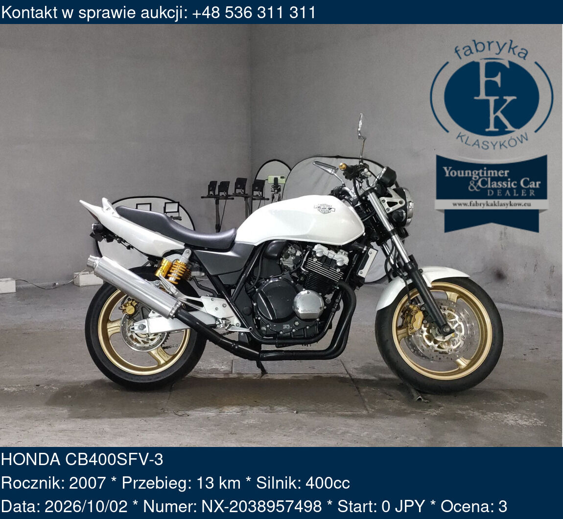 HONDA CB400SFV-3 2007 - zdjęcie 2