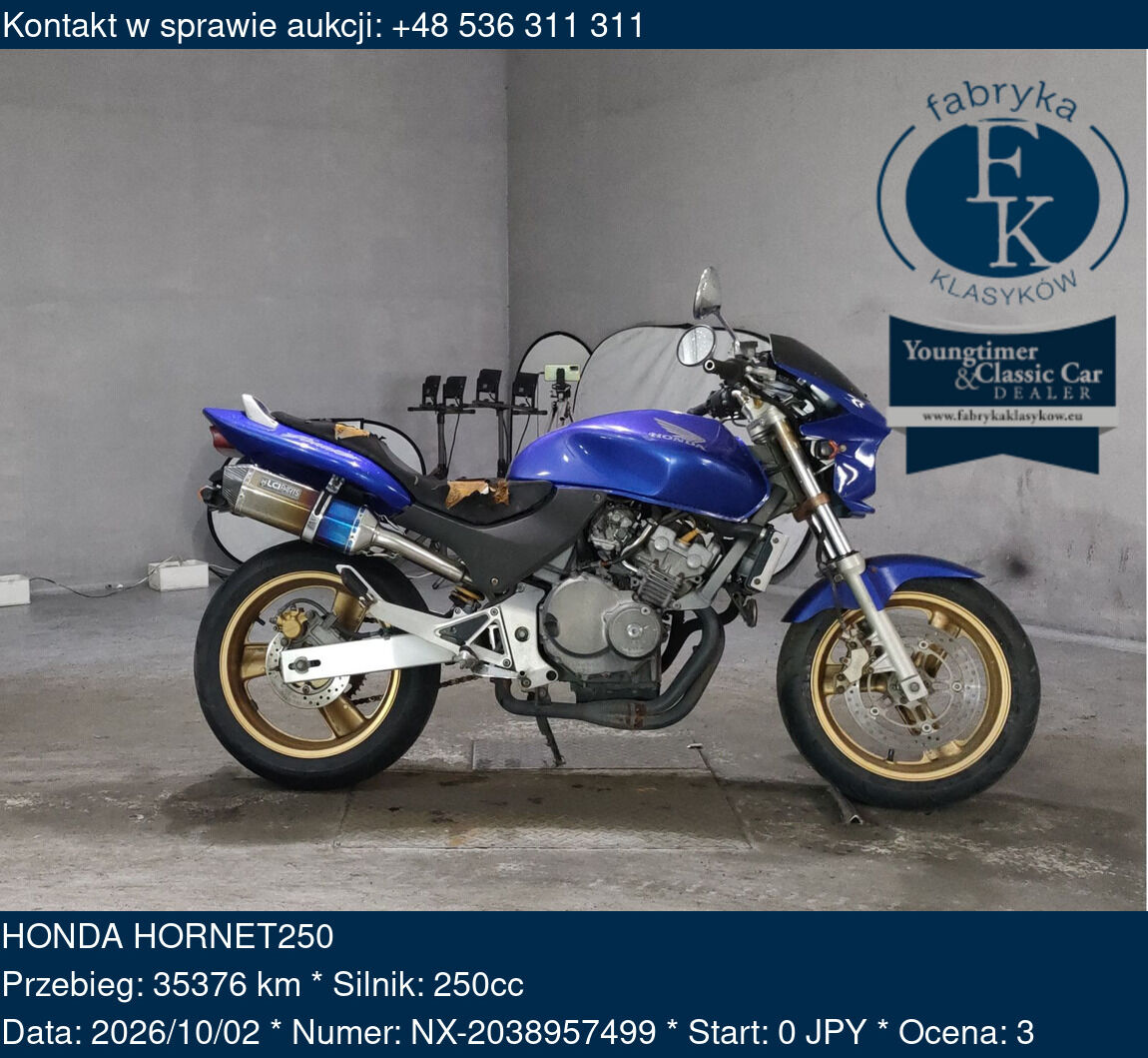 HONDA HORNET250  - zdjęcie 2