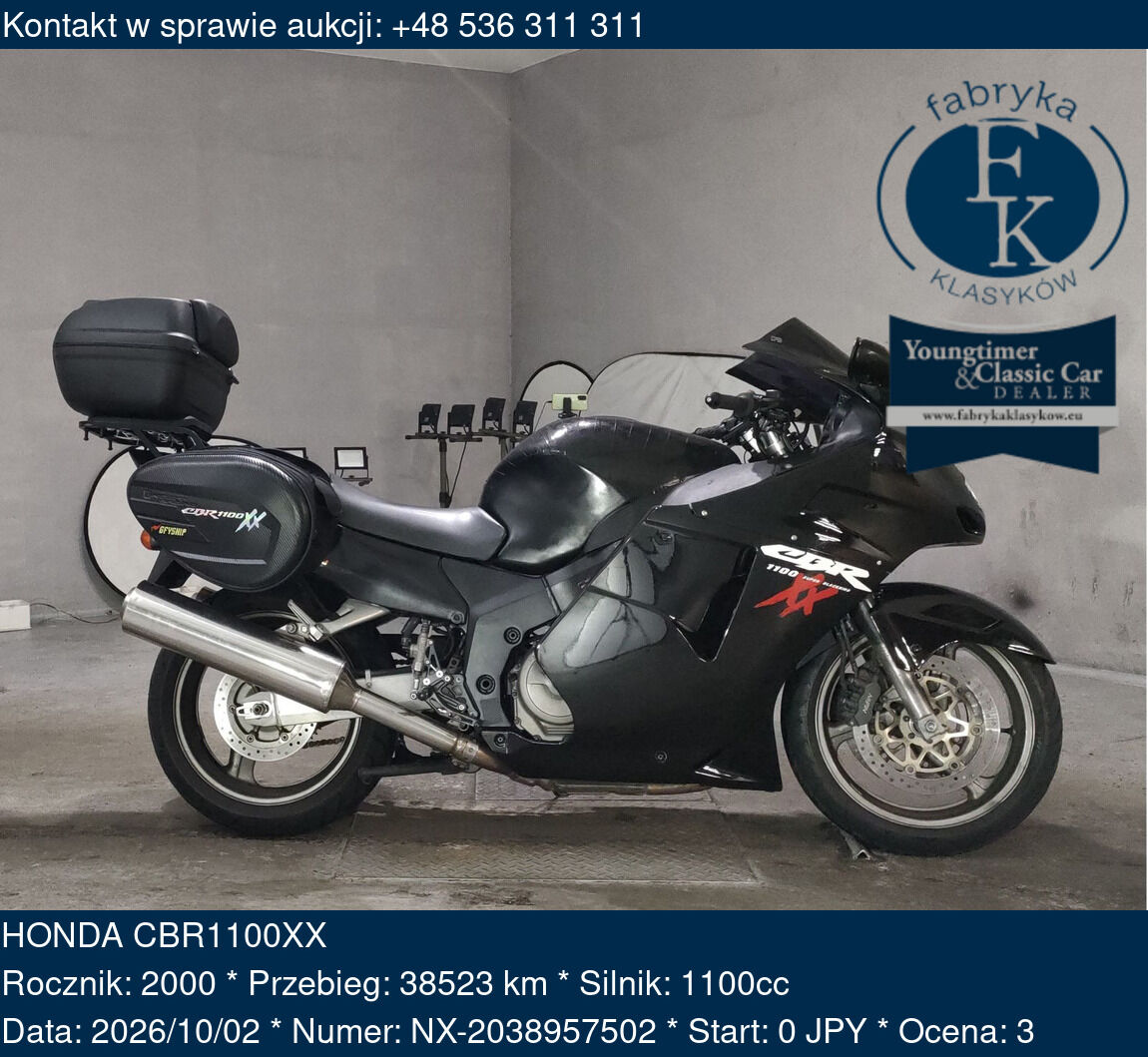 HONDA CBR1100XX 2000 - zdjęcie 2