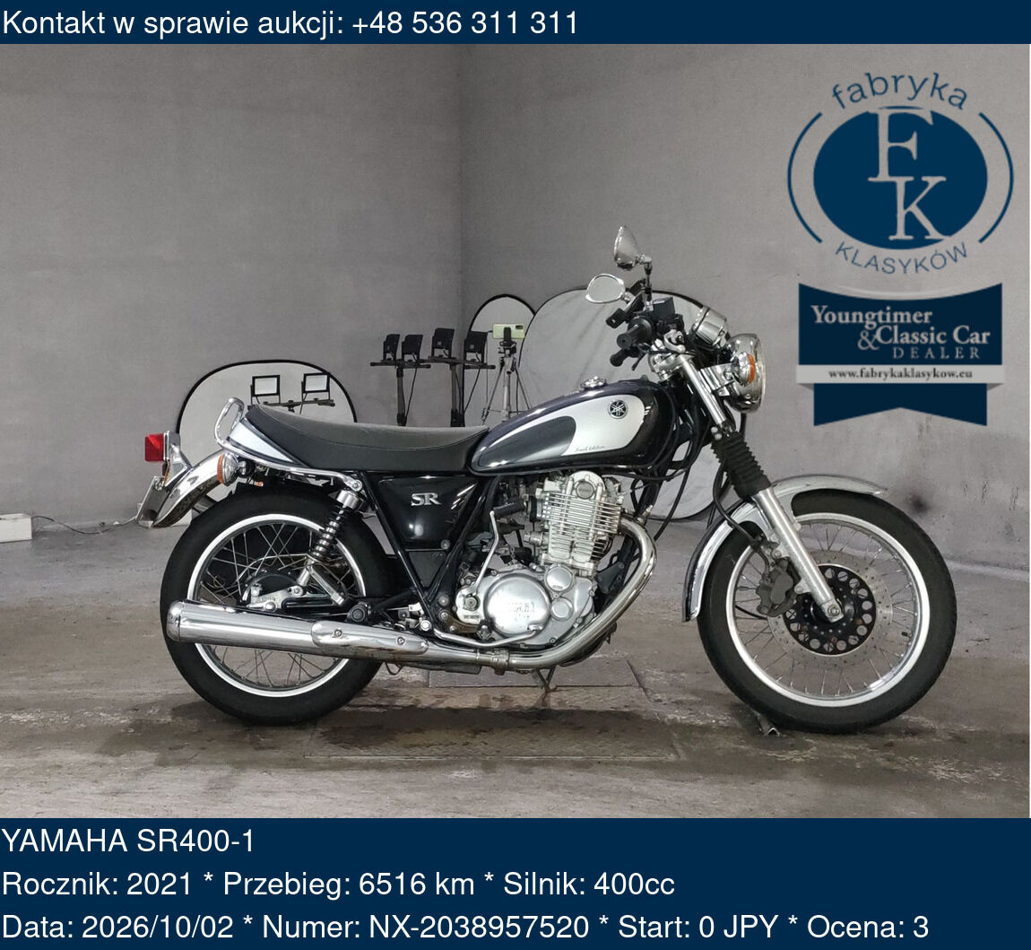 YAMAHA SR400-1 2021 - zdjęcie 2