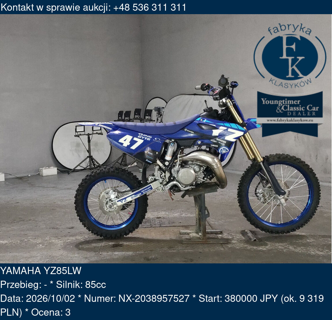 YAMAHA YZ85LW - zdjęcie 2
