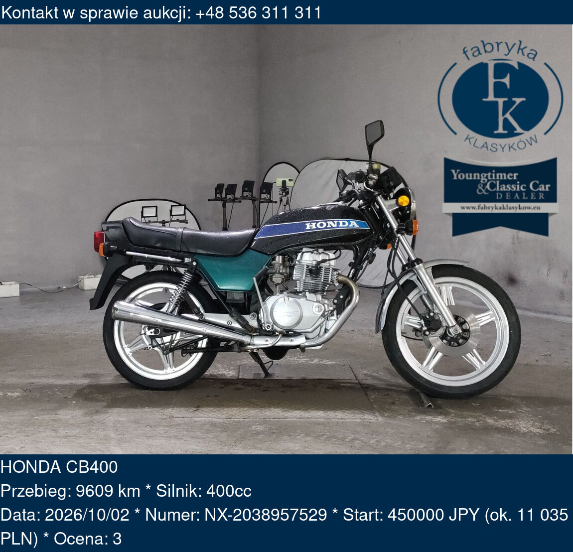 HONDA CB400  - zdjęcie 2