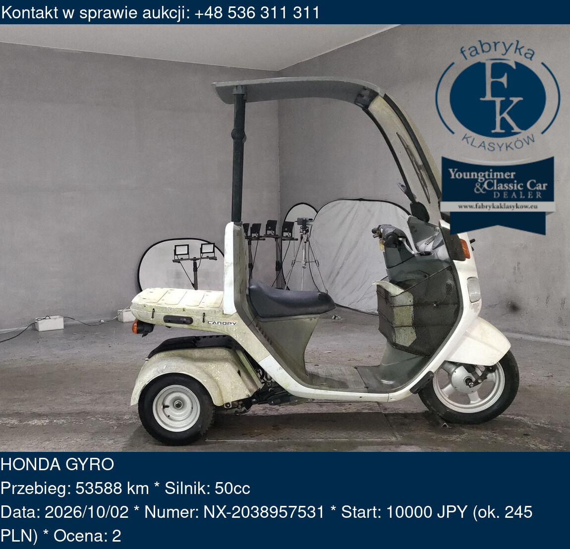 HONDA GYRO - zdjęcie 2