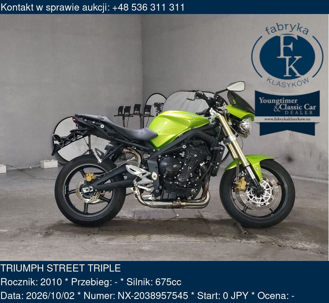 TRIUMPH STREET TRIPLE 2010 - zdjęcie 2