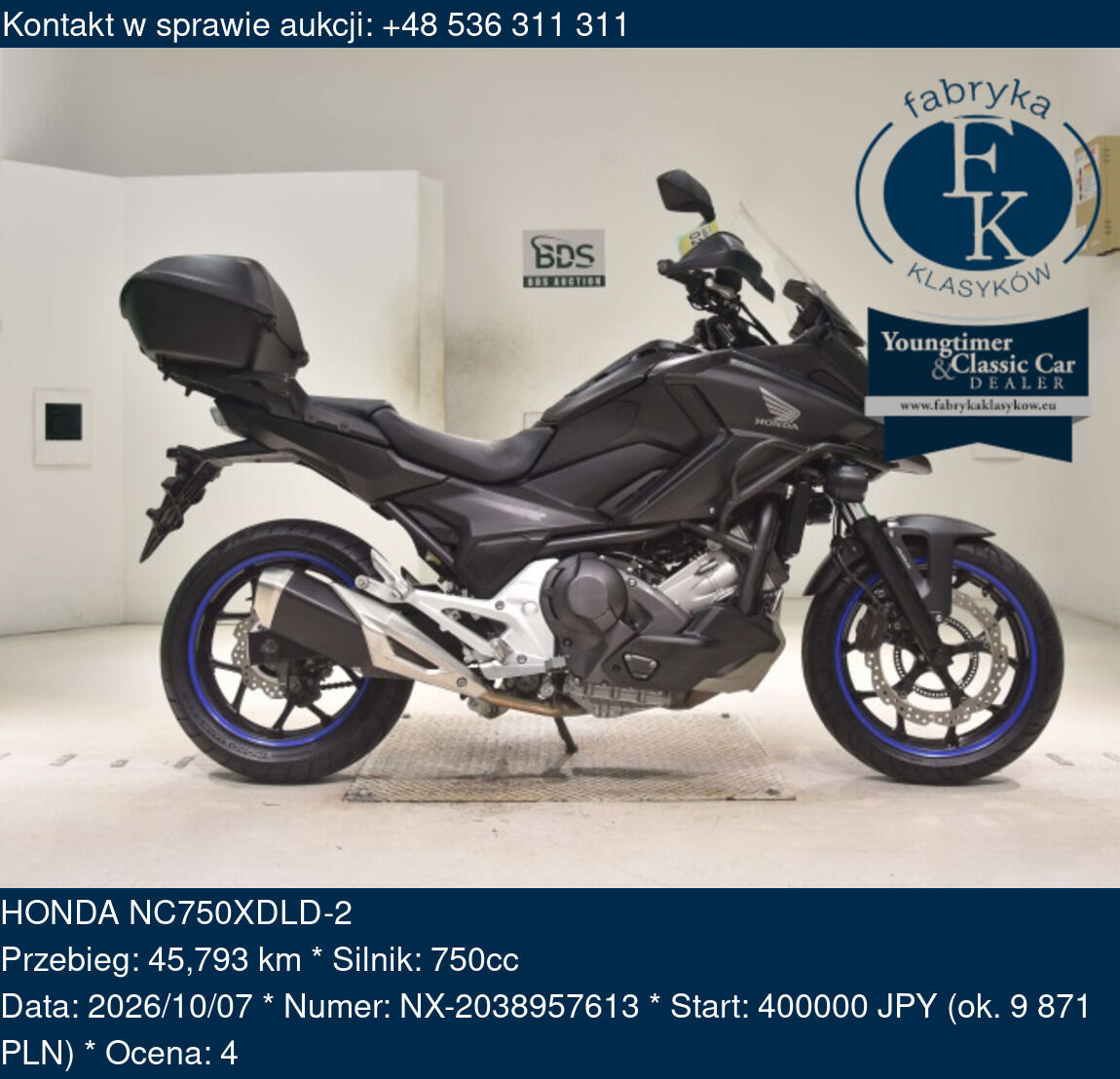 HONDA NC750XDLD-2  - zdjęcie 2