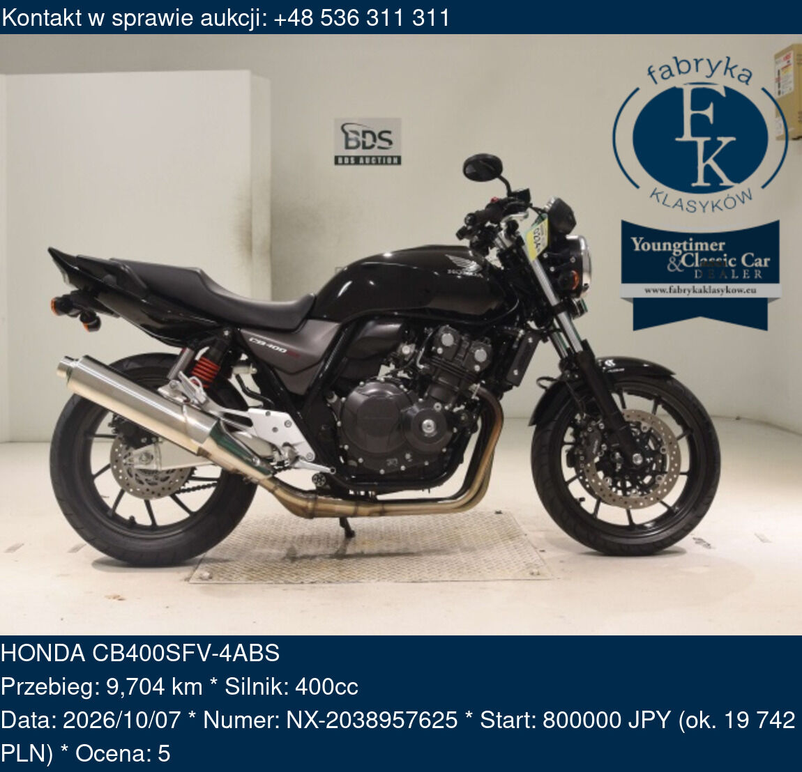 HONDA CB400SFV-4ABS  - zdjęcie 2