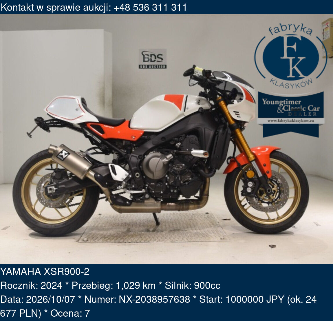 YAMAHA XSR900-2 2024 - zdjęcie 2