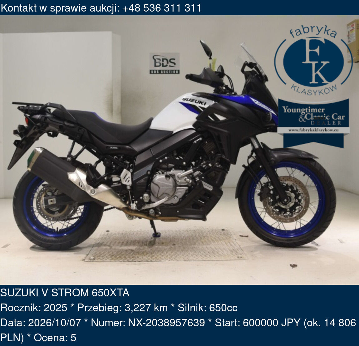 SUZUKI V STROM 650XTA 2025 - zdjęcie 2