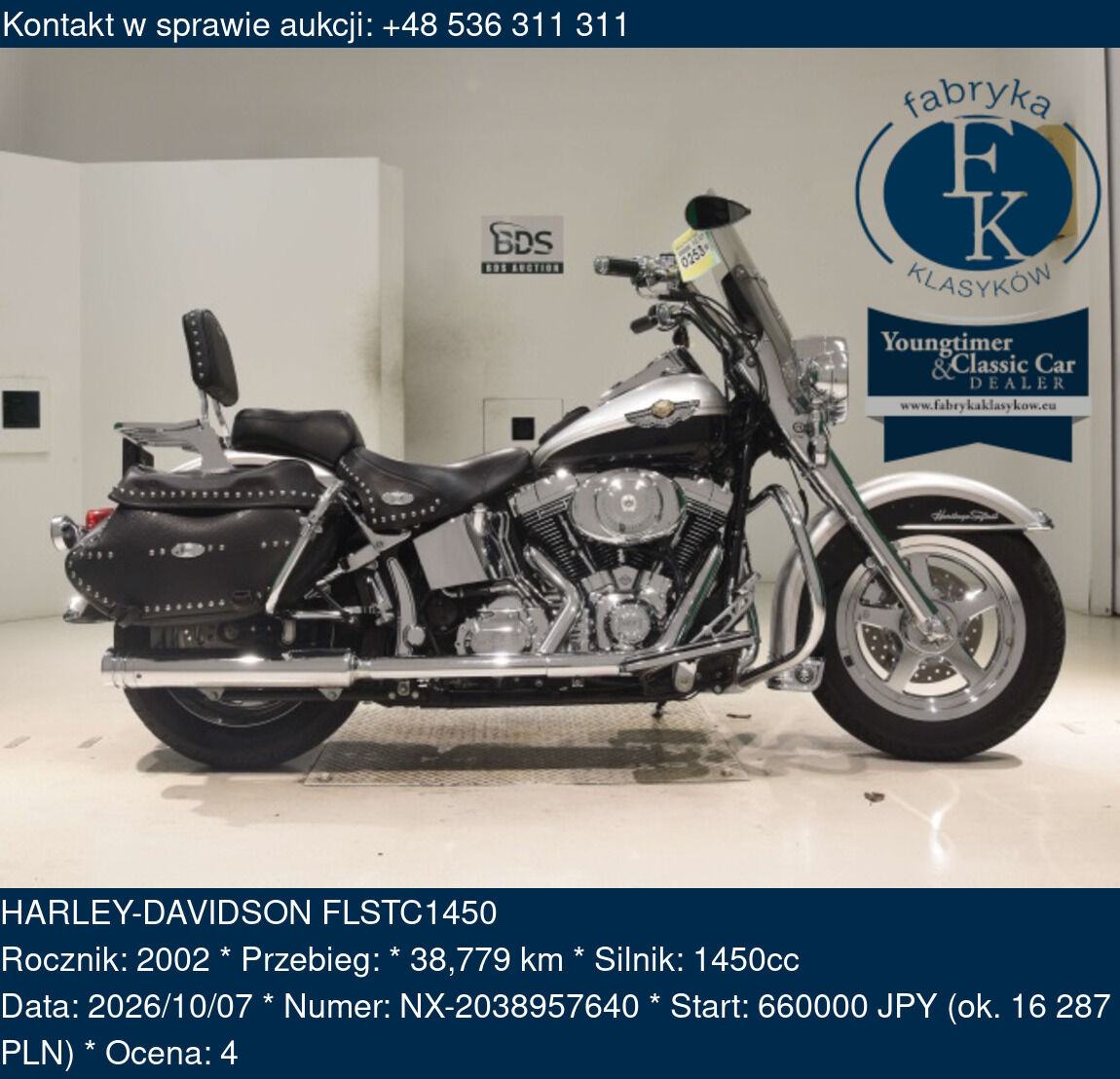 HARLEY-DAVIDSON FLSTC1450 2002 - zdjęcie 2