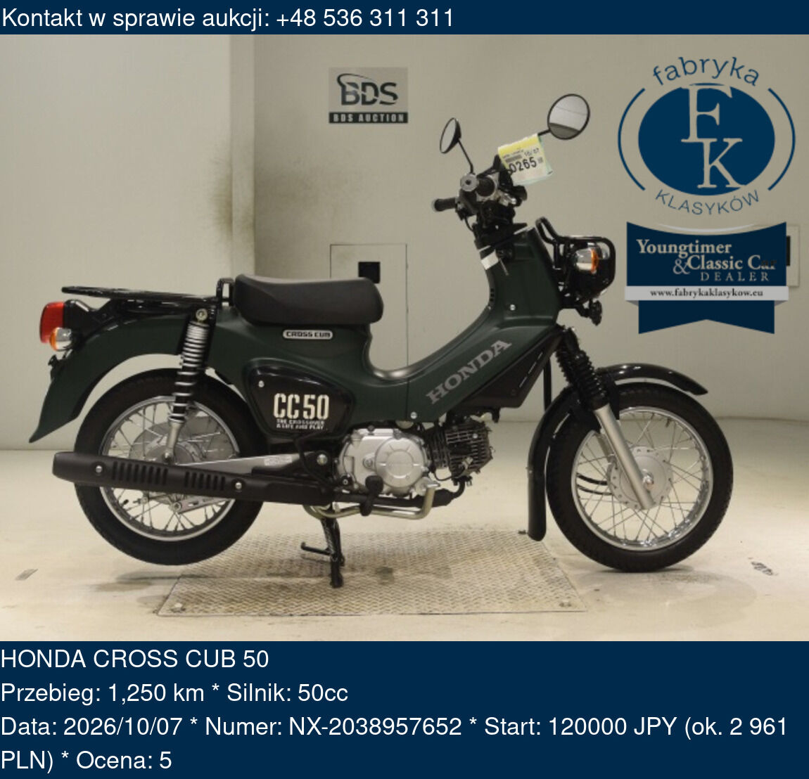 HONDA CROSS CUB 50  - zdjęcie 2
