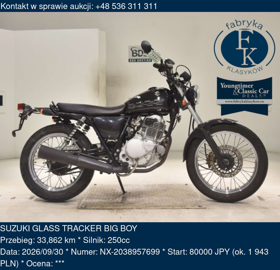 SUZUKI GLASS TRACKER BIG BOY  - zdjęcie 2
