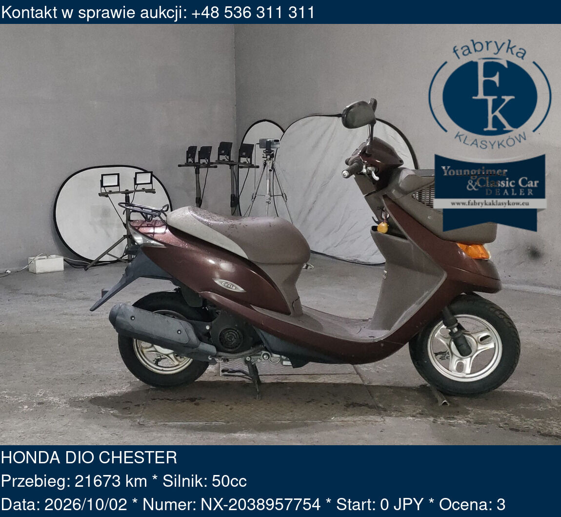 HONDA DIO CHESTER  - zdjęcie 2