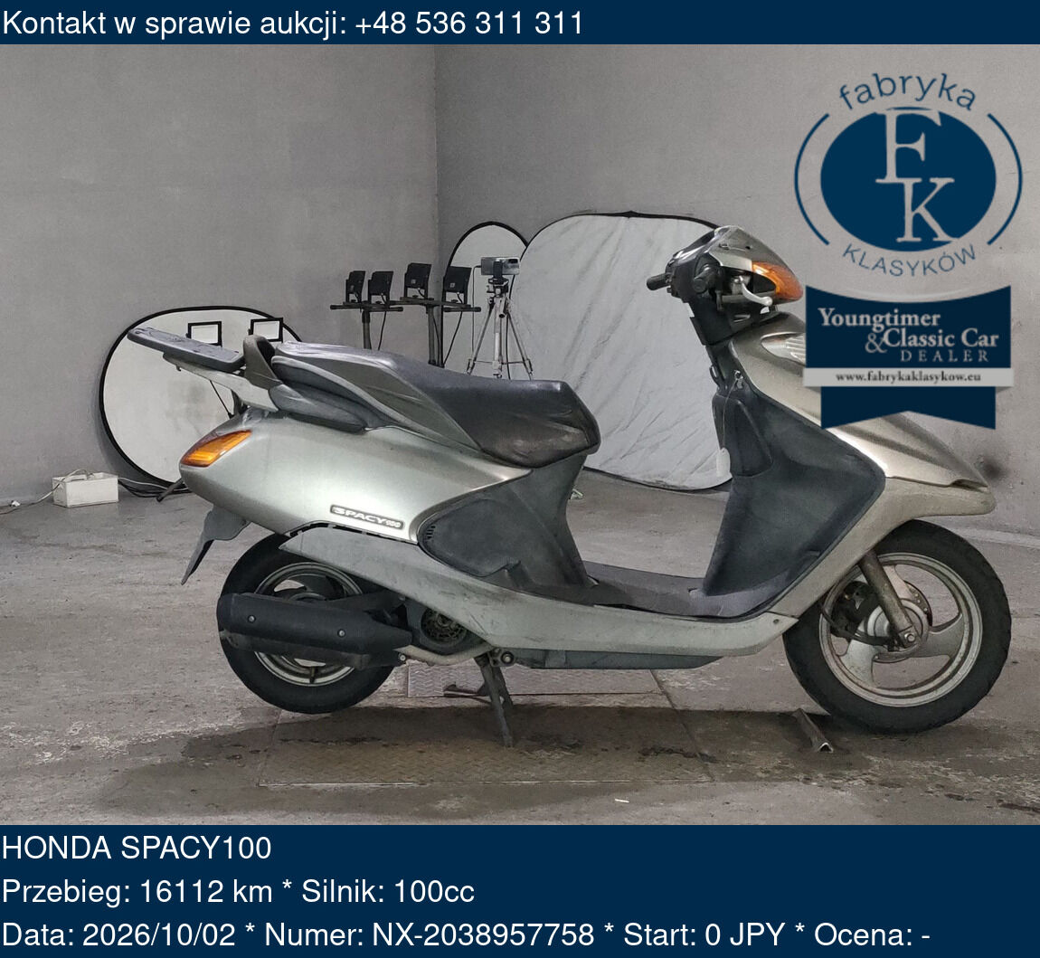 HONDA SPACY100  - zdjęcie 2