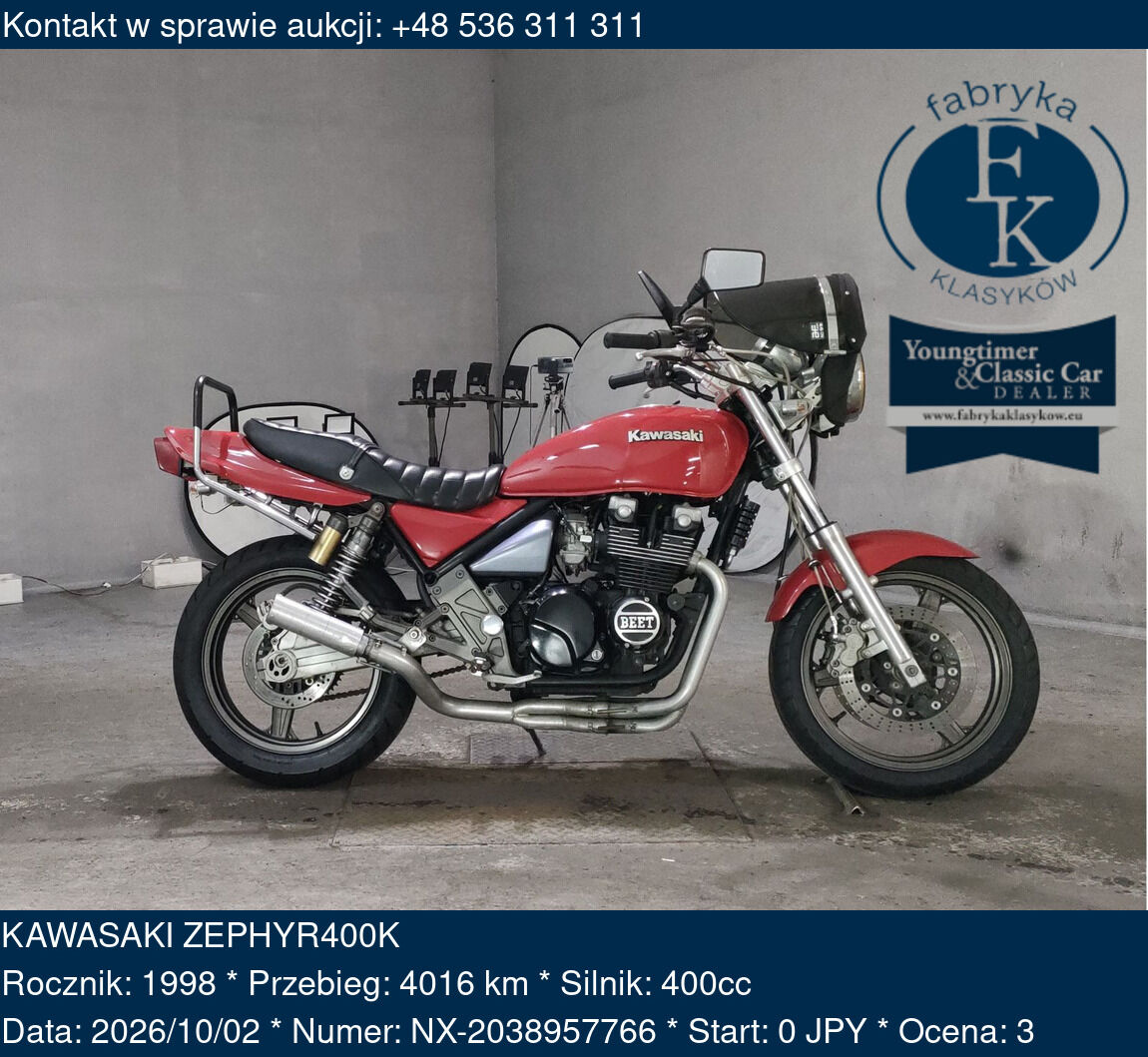 KAWASAKI ZEPHYR400K 1998 - zdjęcie 2