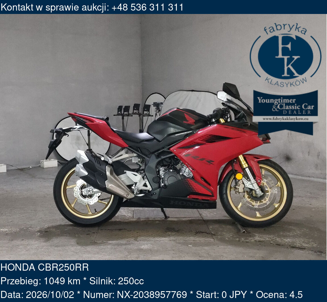 HONDA CBR250RR  - zdjęcie 2