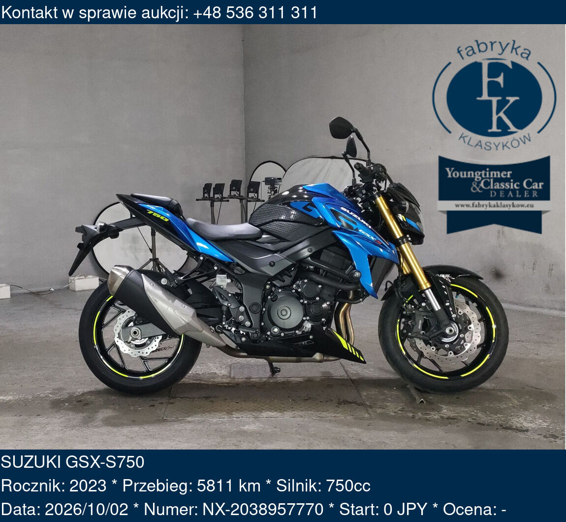 SUZUKI GSX-S750 2023 - zdjęcie 2
