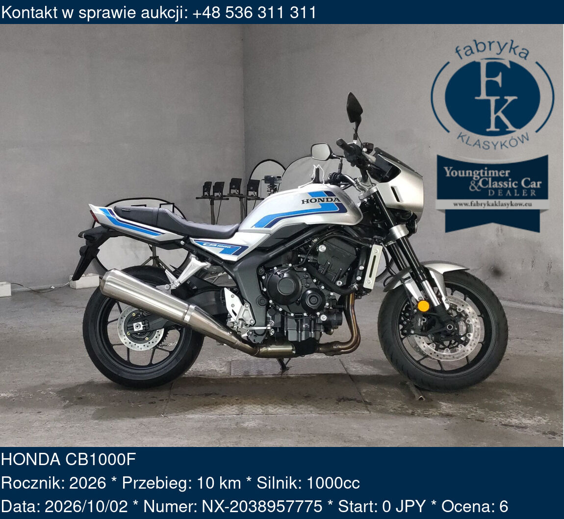HONDA CB1000F 2026 - zdjęcie 2