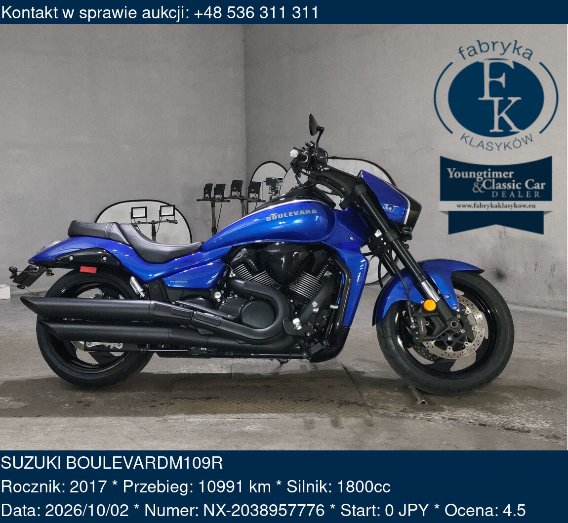 SUZUKI BOULEVARDM109R 2017 - zdjęcie 2