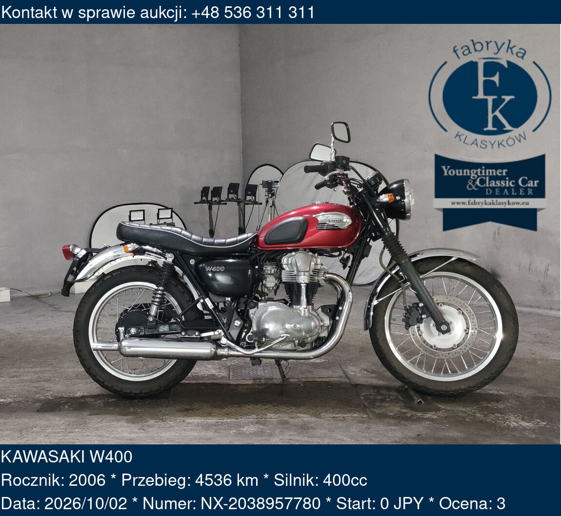 KAWASAKI W400 2006 - zdjęcie 2