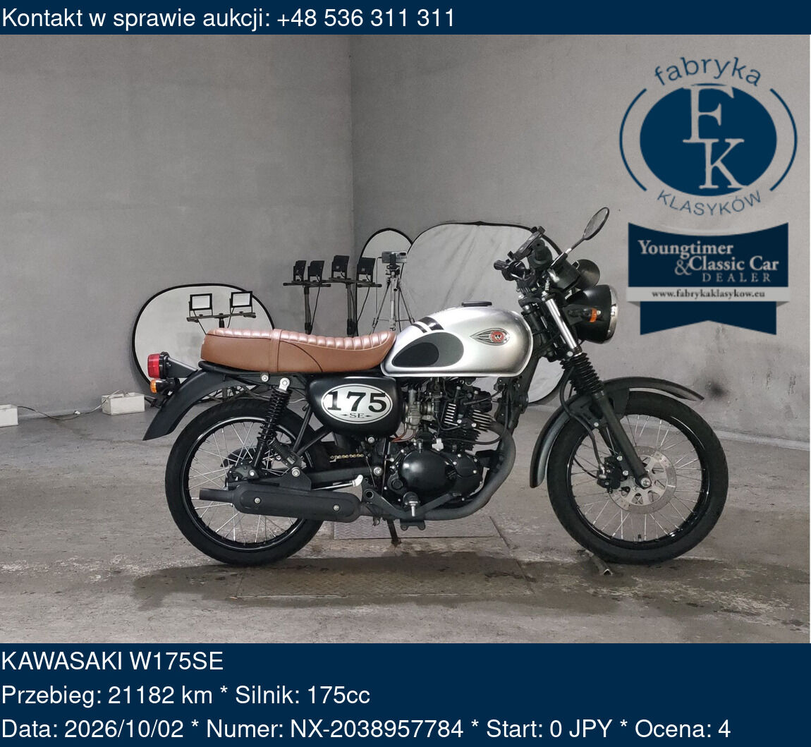 KAWASAKI W175SE  - zdjęcie 2