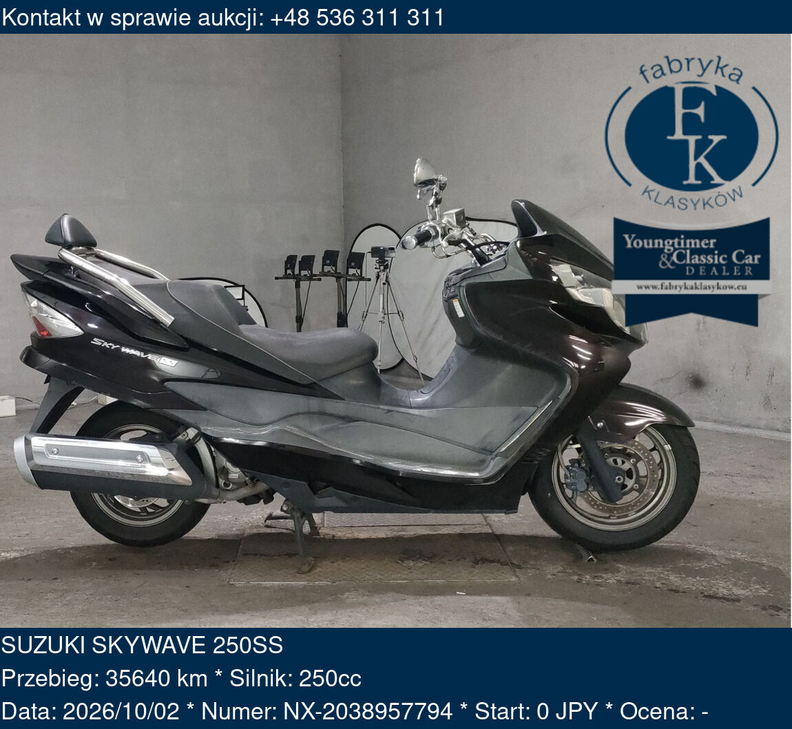 SUZUKI SKYWAVE 250SS  - zdjęcie 2