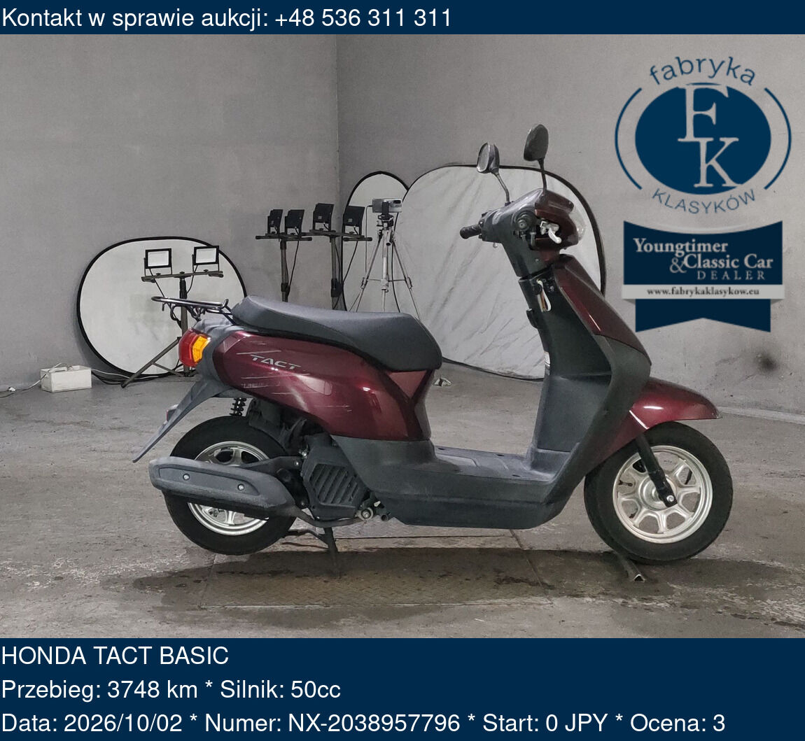 HONDA TACT BASIC  - zdjęcie 2