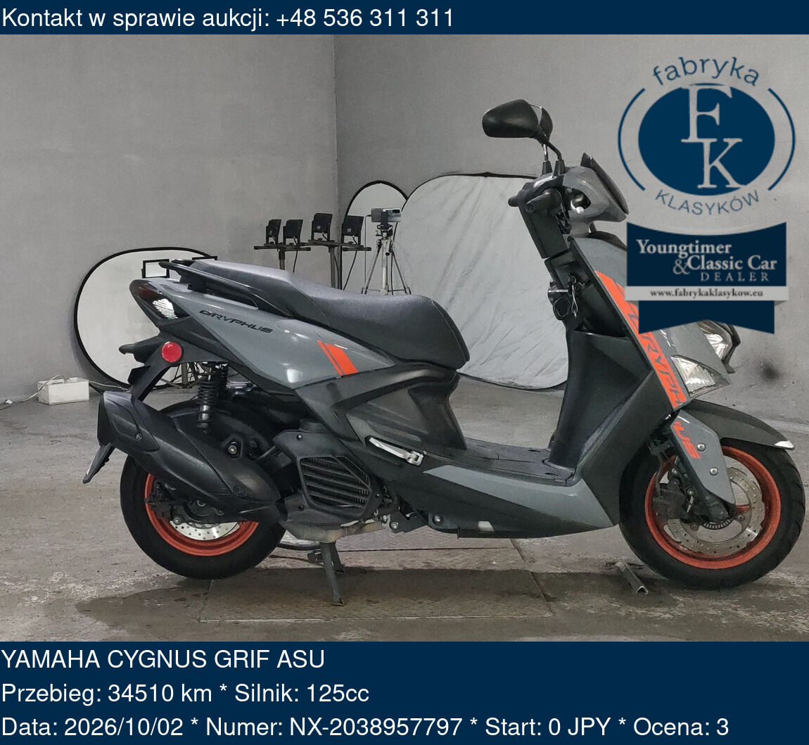 YAMAHA CYGNUS GRIF ASU - zdjęcie 2