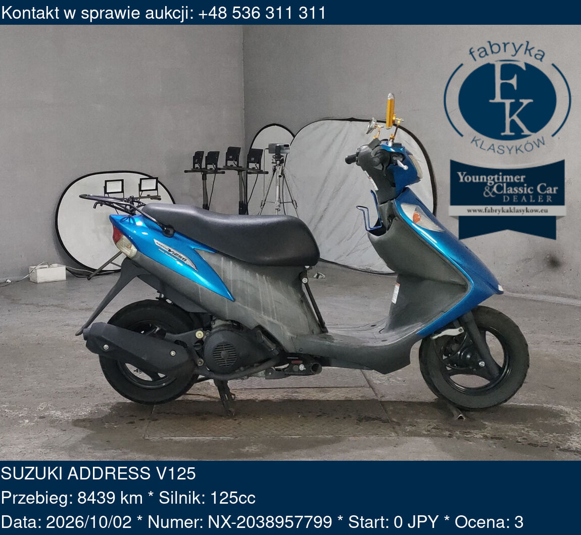SUZUKI ADDRESS V125  - zdjęcie 2