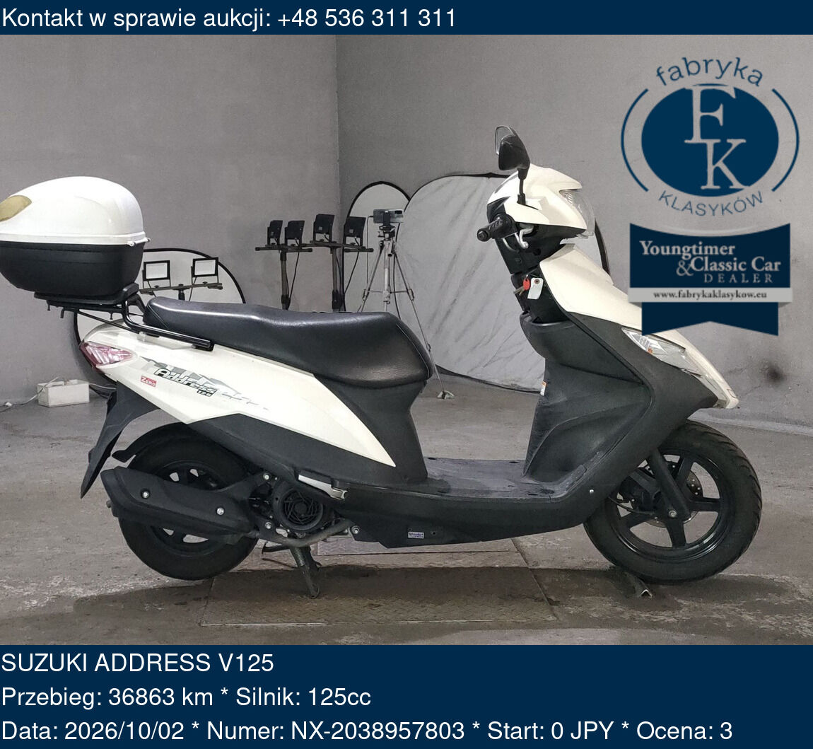 SUZUKI ADDRESS V125  - zdjęcie 2