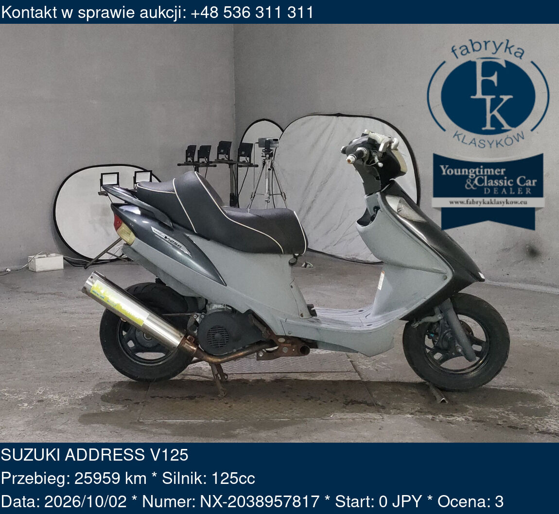SUZUKI ADDRESS V125  - zdjęcie 2