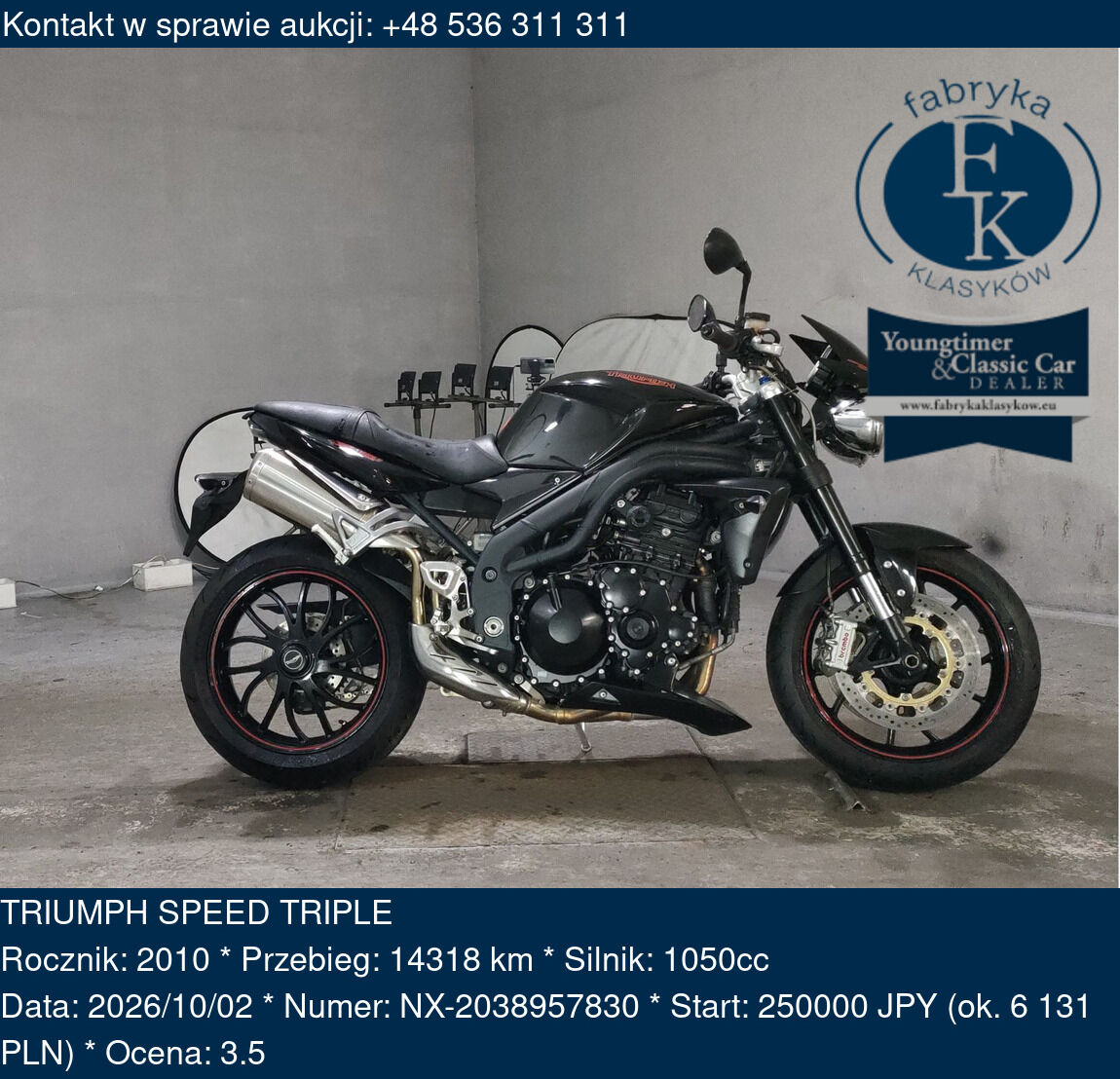 TRIUMPH SPEED TRIPLE 2010 - zdjęcie 2