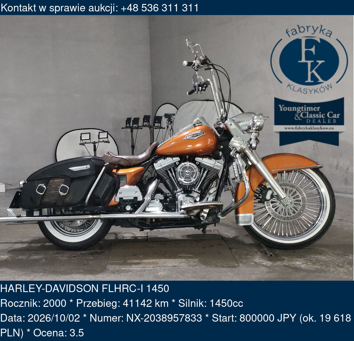 HARLEY-DAVIDSON FLHRC-I 1450 2000 - zdjęcie 2
