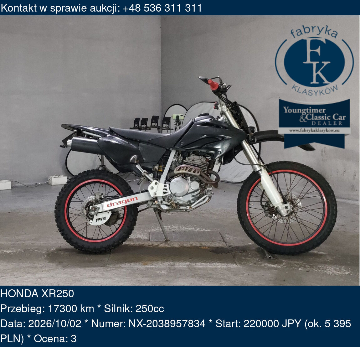 HONDA XR250  - zdjęcie 2