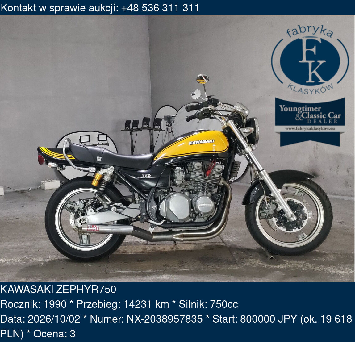 KAWASAKI ZEPHYR750 1990 - zdjęcie 2