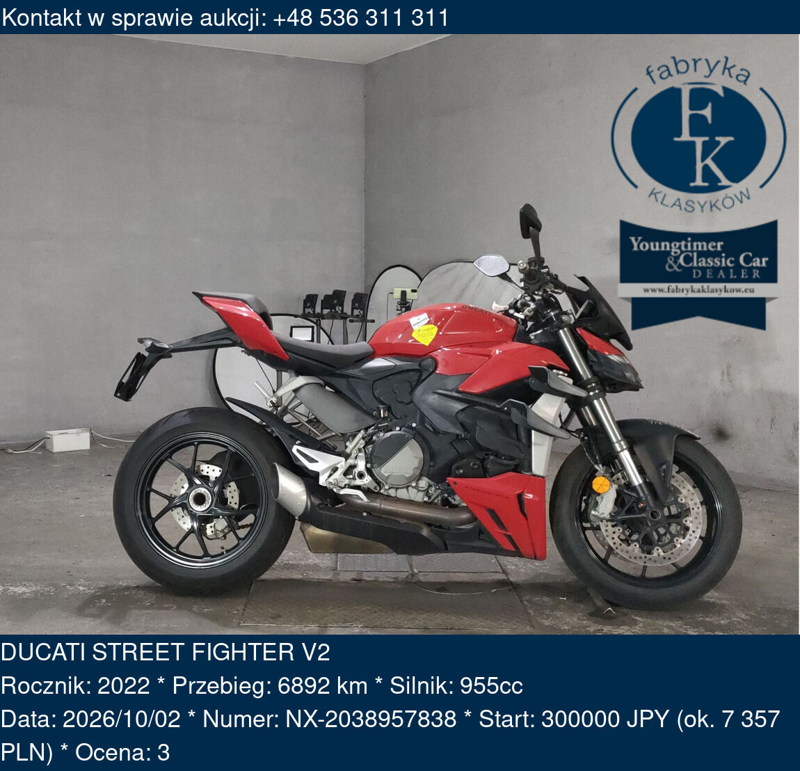 DUCATI STREET FIGHTER V2 2022 - zdjęcie 2