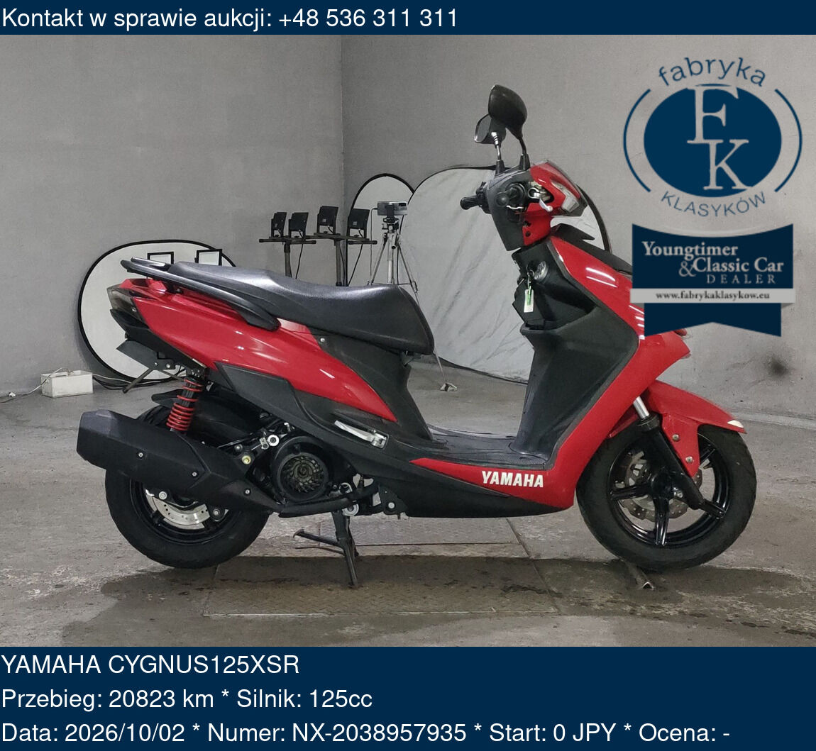 YAMAHA CYGNUS125XSR - zdjęcie 2