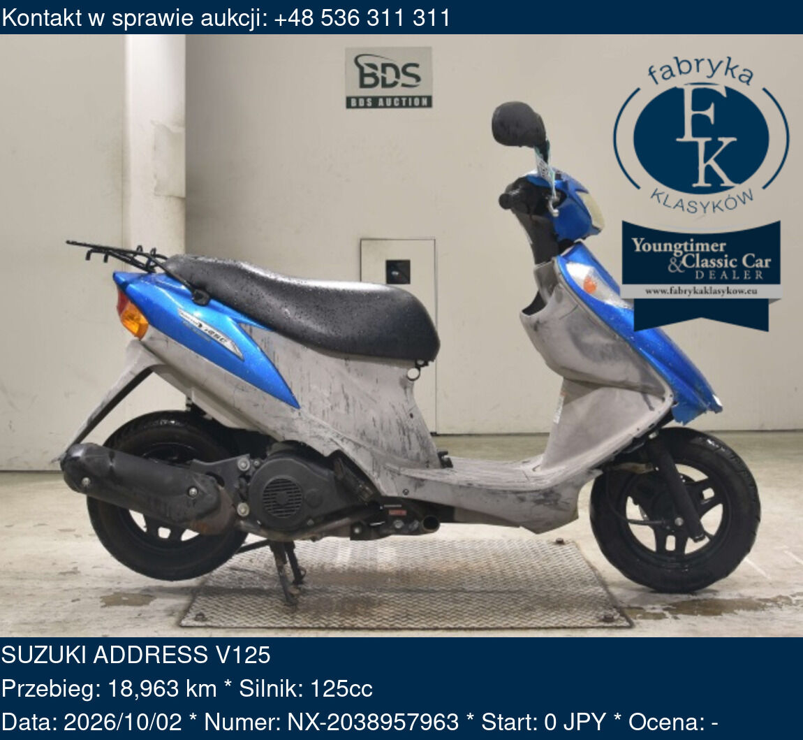 SUZUKI ADDRESS V125  - zdjęcie 2