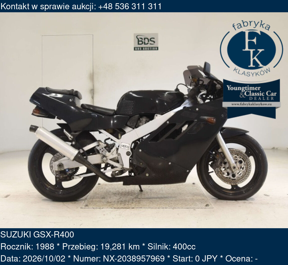 SUZUKI GSX-R400 1988 - zdjęcie 2