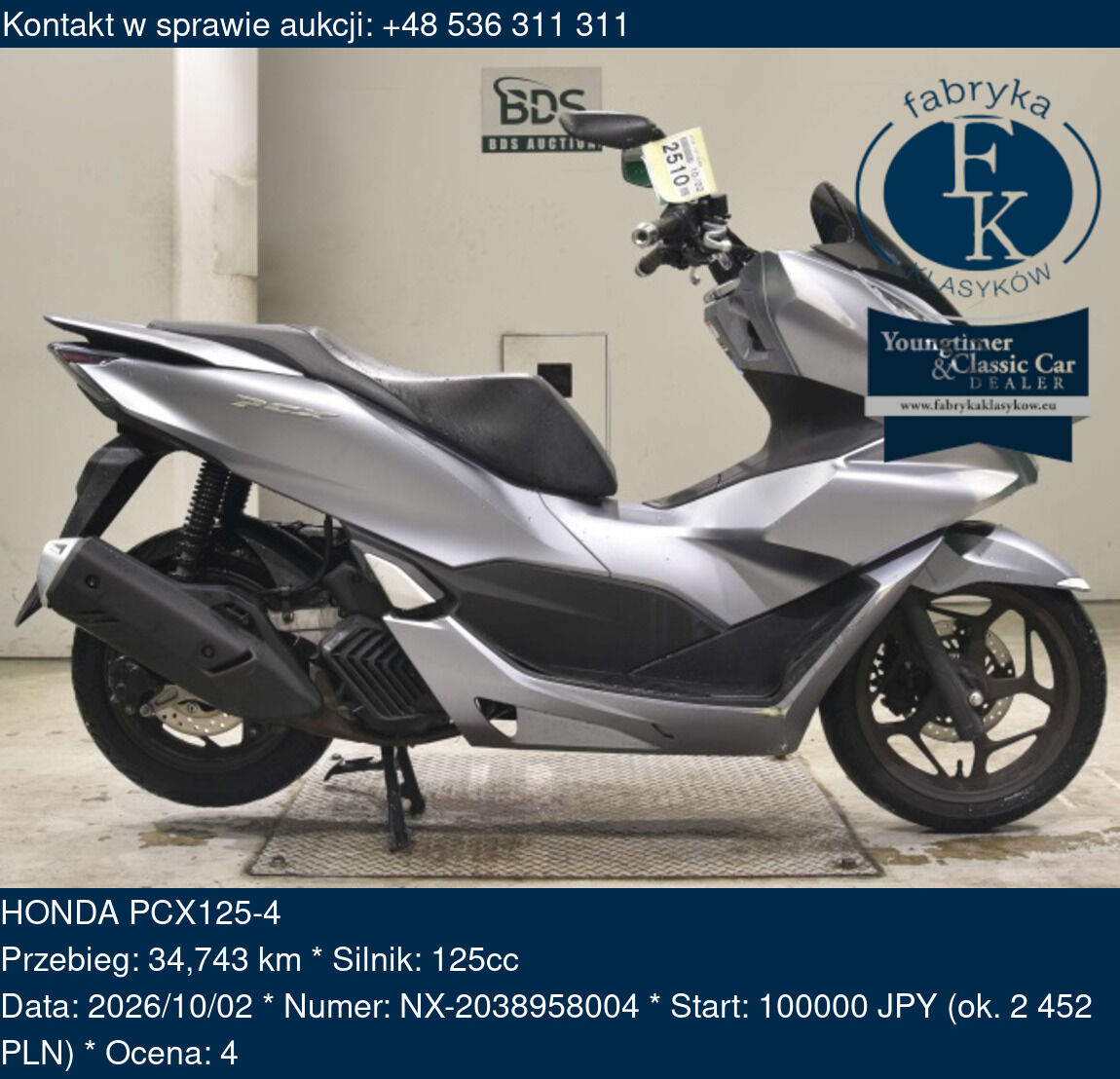 HONDA PCX125-4  - zdjęcie 2