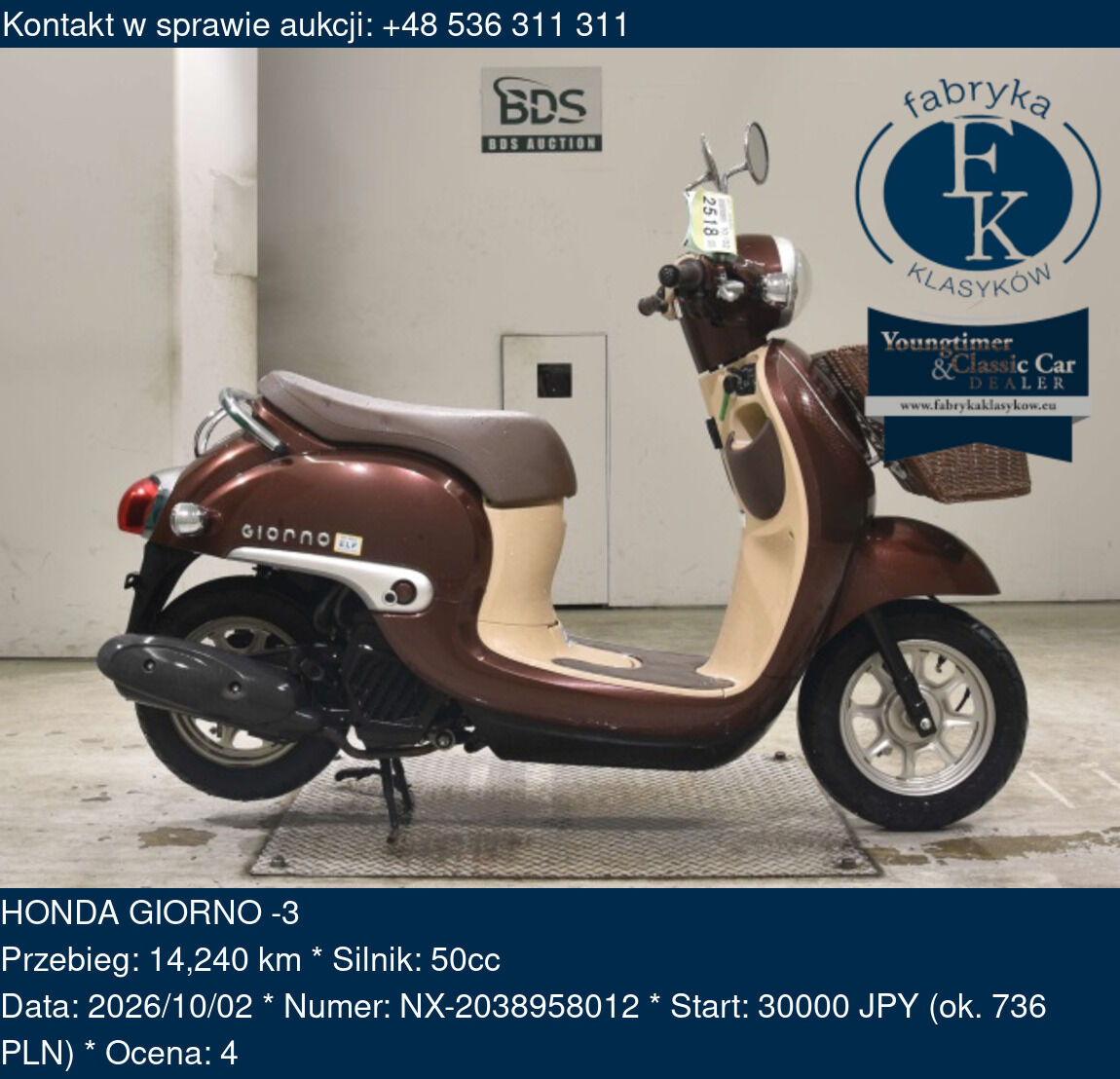 HONDA GIORNO -3  - zdjęcie 2