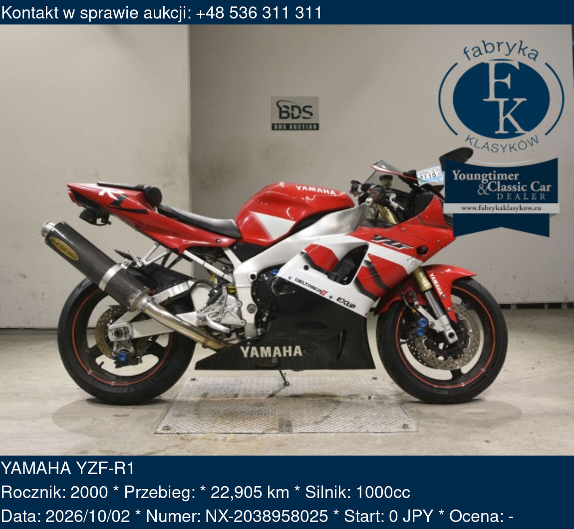 YAMAHA YZF-R1 2000 - zdjęcie 2