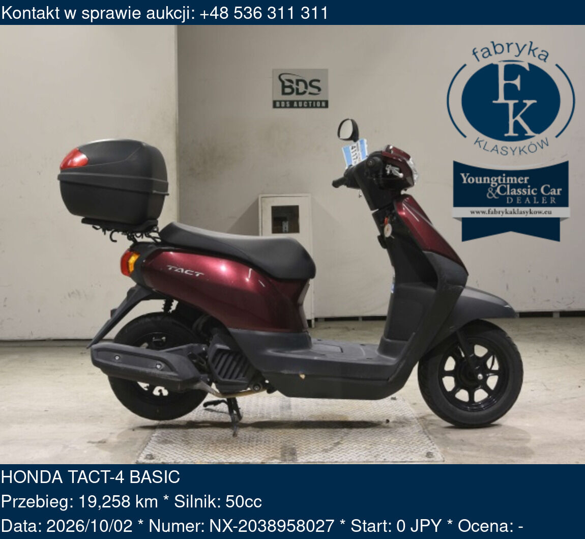 HONDA TACT-4 BASIC  - zdjęcie 2