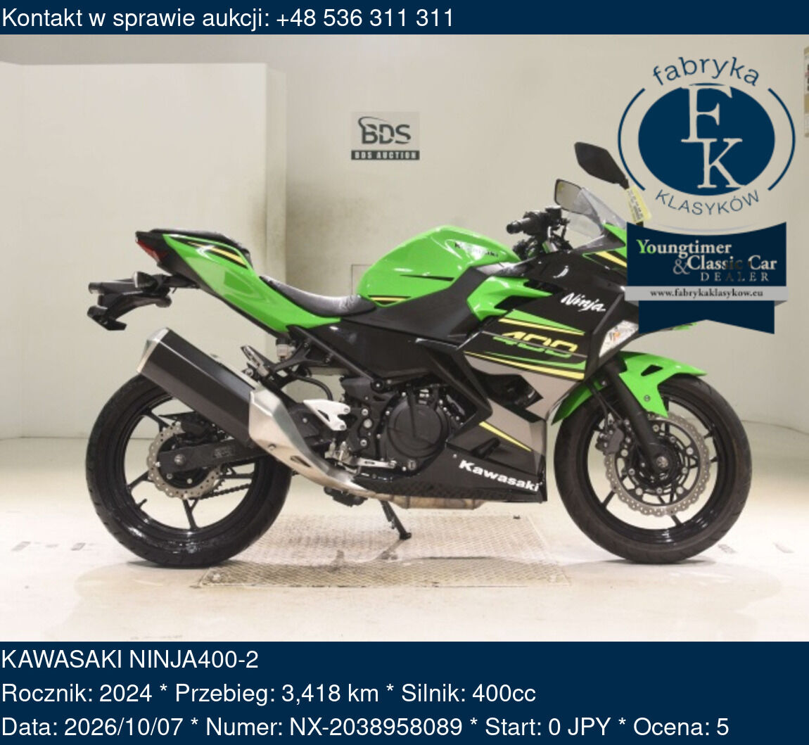 KAWASAKI NINJA400-2 2024 - zdjęcie 2